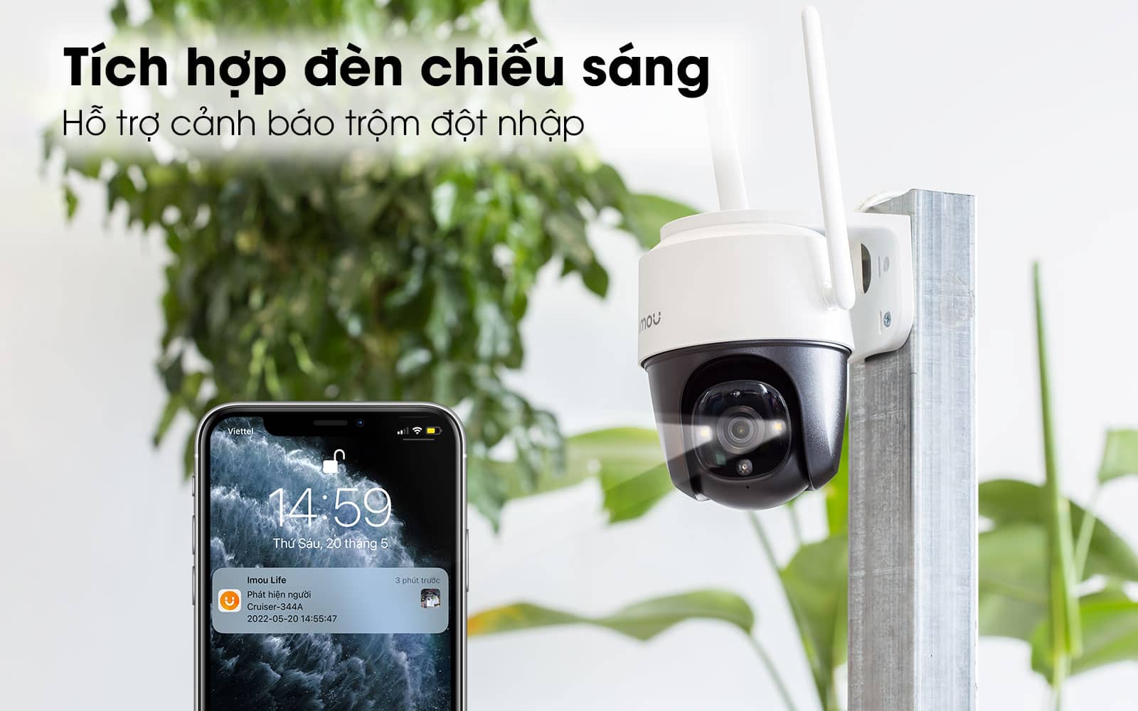 CAMERA WIFI NGOAI TROI AZET 4