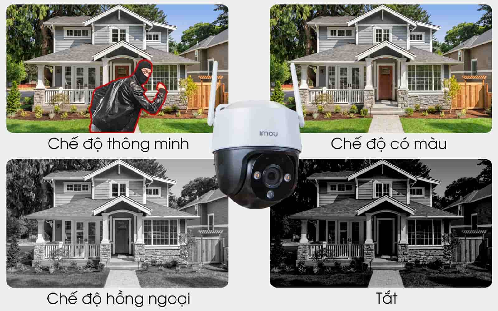 CAMERA WIFI NGOAI TROI AZET 5