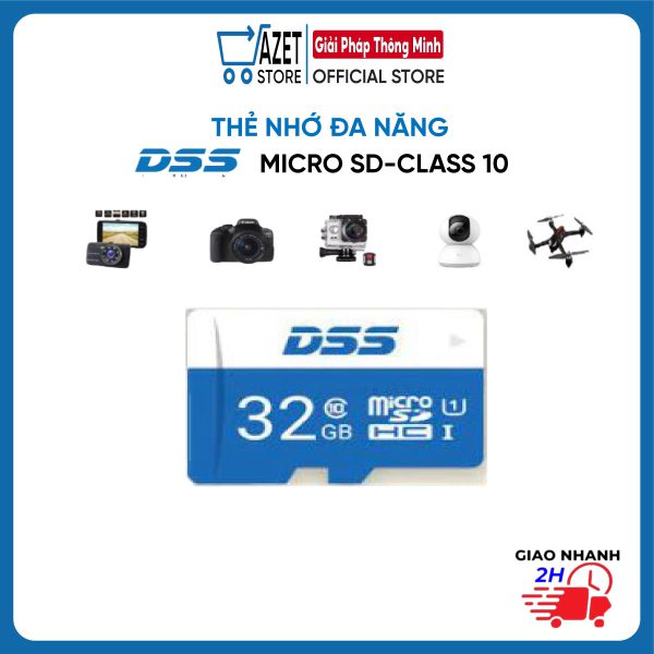 Thẻ nhớ DSS 32GB tốc độ 95MB/s Micro SD - Bảo hành chính hãng